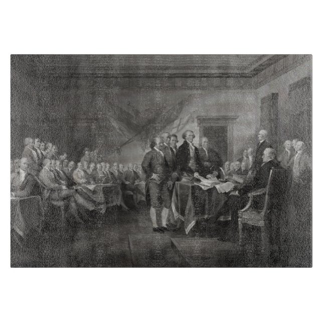 Unabhängigkeitserklärung Schneidebrett (Vorderseite)