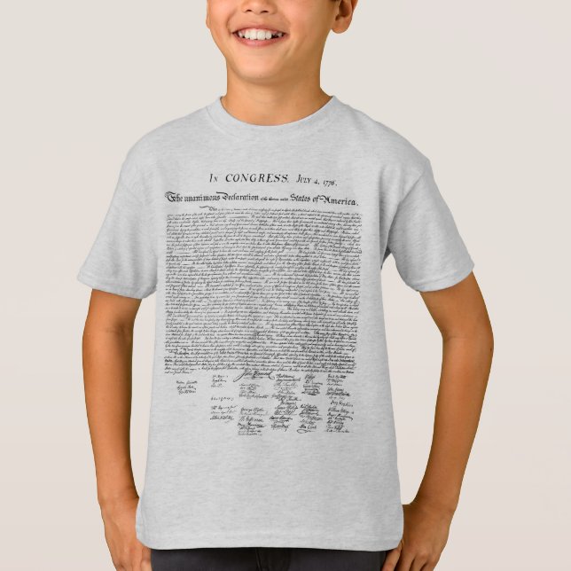 Unabhängigkeitserklärung T-Shirt (Vorderseite)