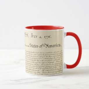 Unabhängigkeitserklärung Tasse