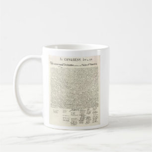 Unabhängigkeitserklärung-Tasse Kaffeetasse