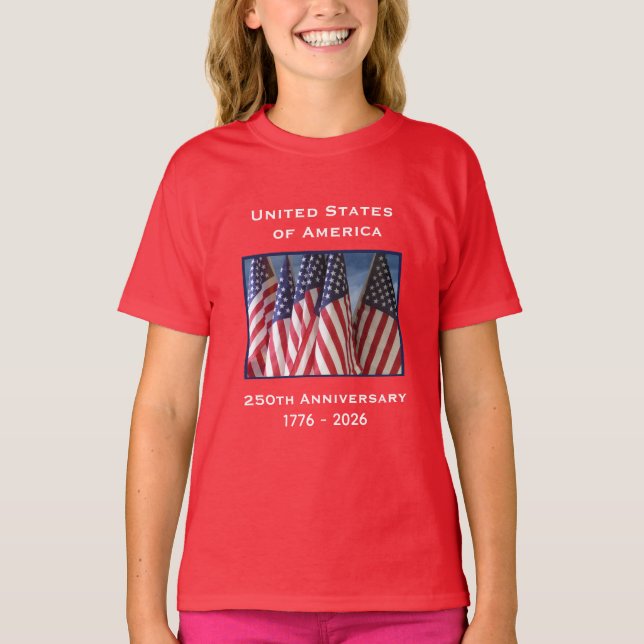 Unabhängigkeitserklärung vom 4. Juli 1776 T-Shirt (Vorderseite)