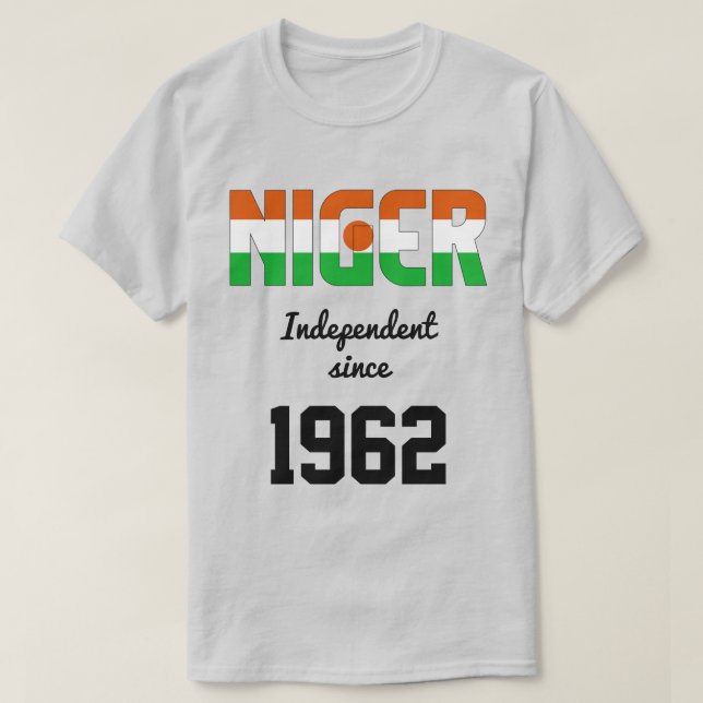 Unabhängigkeitsfeier der Nigerflagge T-Shirt (Design vorne)