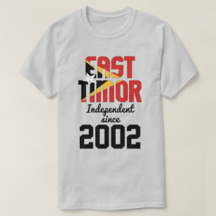 Unabhängigkeitsfeier Flagge Osttimors T-Shirt