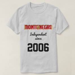 Unabhängigkeitsfeier für Montenegro: T-Shirt
