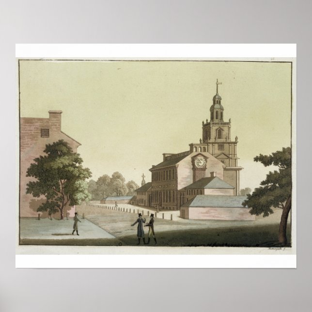 Unabhängigkeitssaal, Philadelphia, Pennsylvania, f Poster (Vorne)
