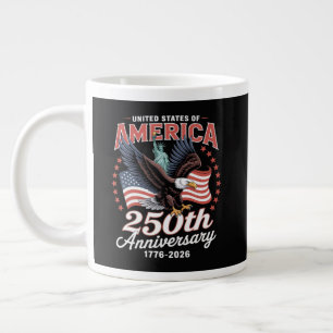 Unabhängigkeitstag 250. Jubiläum USA Jumbo-Tasse