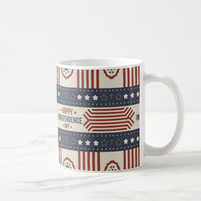 Unabhängigkeitstag & 4. Juli Geschenk Idee Kaffeetasse (Rechts)