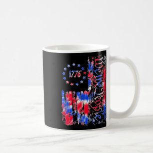 Unabhängigkeitstag Amerikanische Flagge Patriotisc Kaffeetasse