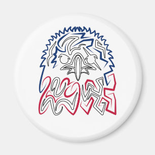 Unabhängigkeitstag Amerikanischer Adler Magnet