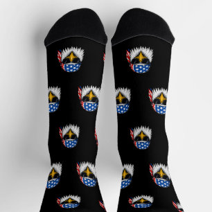 Unabhängigkeitstag Amerikanischer Stolz Socken