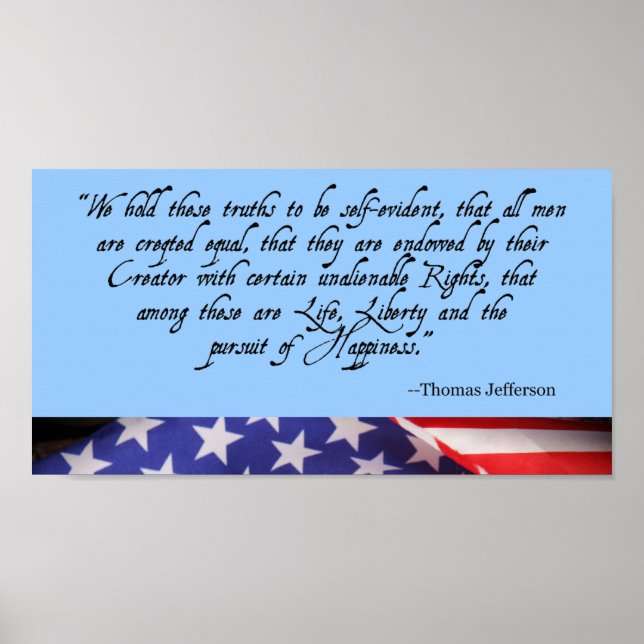Unabhängigkeitstag amerikanisches Flag Poster (Vorne)