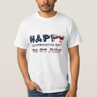 Unabhängigkeitstag Amerikas gedruckter T - Shirt