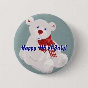 Unabhängigkeitstag-Bärn-Knopf Button