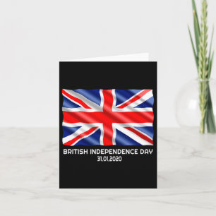 Unabhängigkeitstag Brexit-Valentinstag-Geschenk Karte