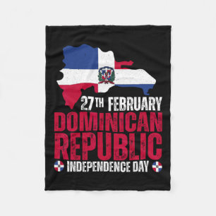 Unabhängigkeitstag der Dominikanischen Republik Fl Fleecedecke