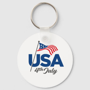 Unabhängigkeitstag der USA Schlüsselanhänger