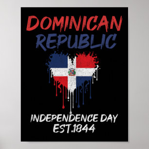 Unabhängigkeitstag Dominikanische Republik Feier 3 Poster