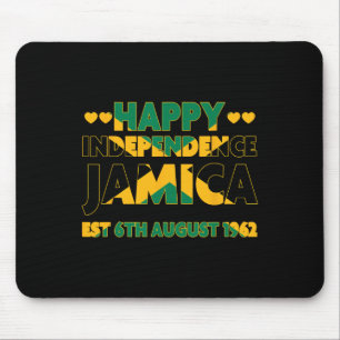 Unabhängigkeitstag Est 6. August 1962 jamaikanisch Mousepad