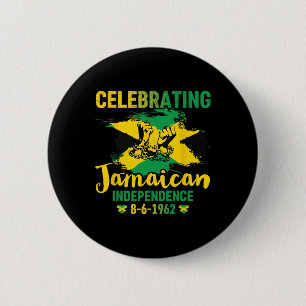 Unabhängigkeitstag-Feier Stolz Jamaikaner 1962 Button