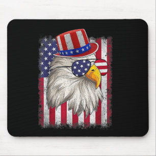 Unabhängigkeitstag Frohes 4. Juli Design Vintage  Mousepad
