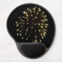 Unabhängigkeitstag-Goldfeuerwerk-Explosion