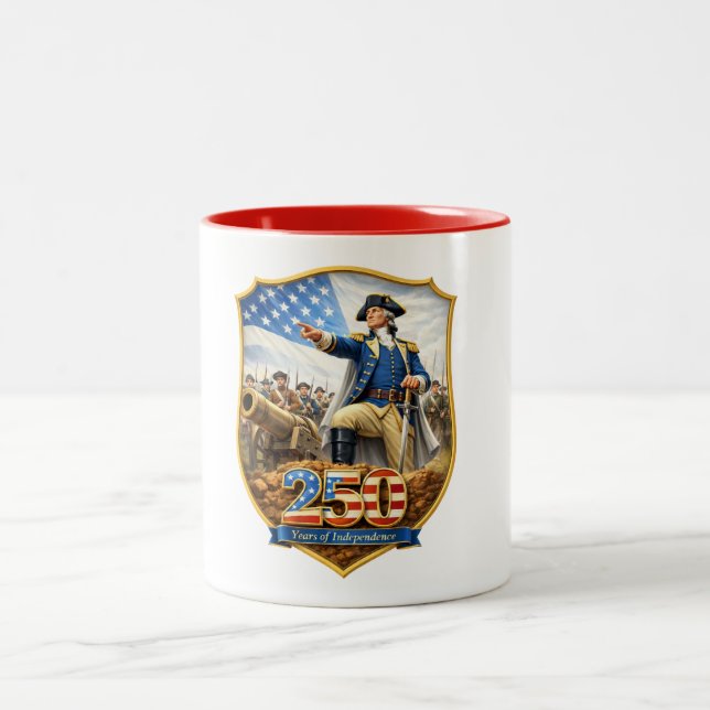 Unabhängigkeitstag Kaffeetasse (Mittel)