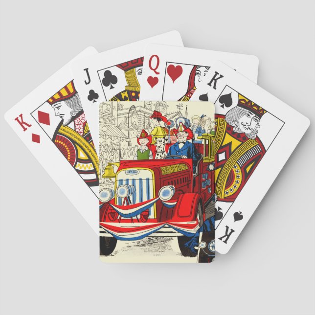 Unabhängigkeitstag-Parade Spielkarten (Rückseite)