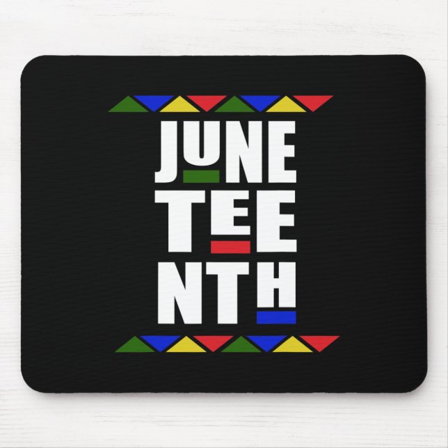 Unabhängigkeitstag Retro-Feier Mousepad (Vorne)