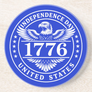 Unabhängigkeitstag USA-Adler-Abzeichen Getränkeuntersetzer