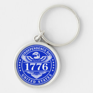 Unabhängigkeitstag USA-Adler-Abzeichen Schlüsselanhänger