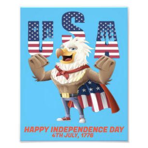 Unabhängigkeitstag USA Fotodruck
