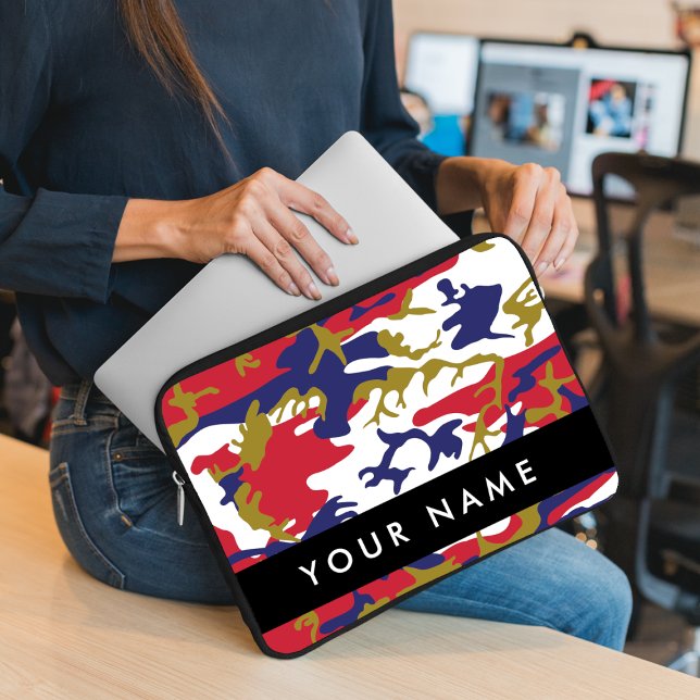 Unabhängigkeitstag Wählen Sie Ihren Namen Personal Laptopschutzhülle (Von Creator hochgeladen)
