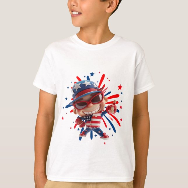Unabhängigkeitstagsfeier T-Shirt (Vorderseite)