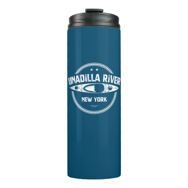 Unadilla River New York Kayak Thermosbecher (Vorderseite)