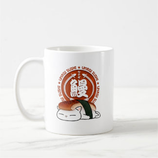 Unagi Eel Sushi Cat Kaffeetasse