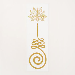 Unalome Buddhistische Symbol Yogamatte