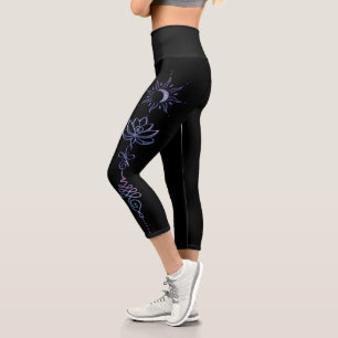 Unalome-Gruppe 1 Capri Leggings