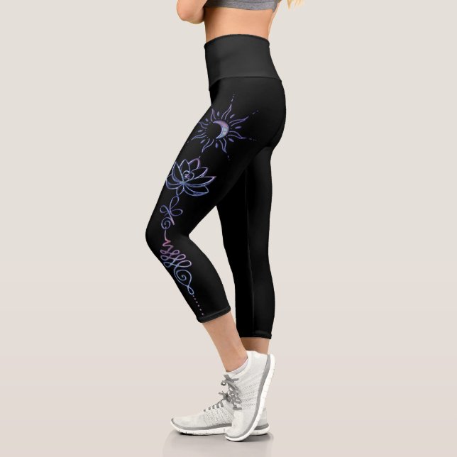 Unalome-Gruppe 1 Capri Leggings (Links)