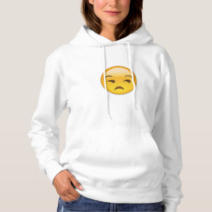 Unamüsiertes Gesicht Emoji Hoodie