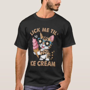 Unangebracht Lustig Leck Mich Bis Eiscreme Peinlic T-Shirt