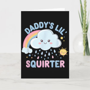 Unangemessen Lustiger Daddys Kleiner Spritzer Pein Karte
