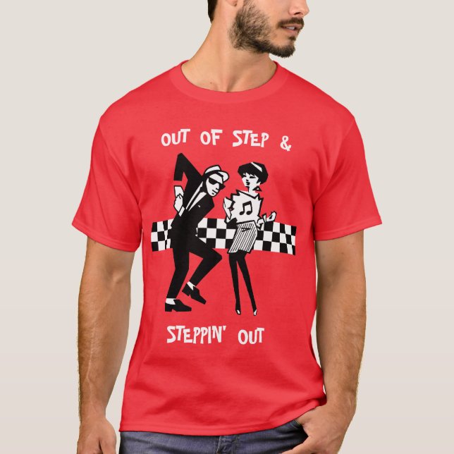 Unangemessen u. Steppin heraus II T-Shirt (Vorderseite)