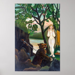 Unangenehme Überraschung Henri Rousseau Poster
