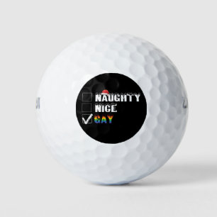 Unanständig Nett Schwule Regenbogen Stolz LGBT Wei Golfball