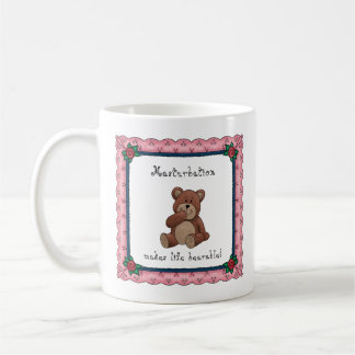 Unanständiger Teddybär-Kaffeebecher Kaffeetasse