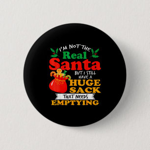 Unanständiges Weihnachten für Männer Riesiges Pake Button