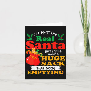 Unanständiges Weihnachten für Männer Riesiges Pake Karte