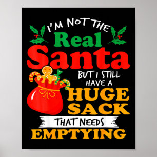 Unanständiges Weihnachten für Männer Riesiges Pake Poster
