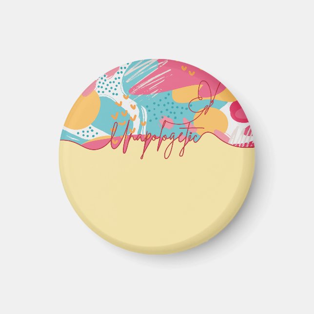 Unapologetic Bold Feminine Statement Magnet (Vorne)
