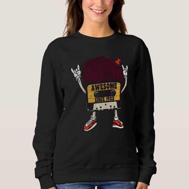 Unapologetically black awesome since 1933 african  sweatshirt (Vorderseite)